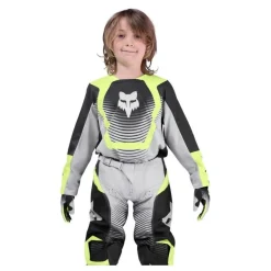 Bluza cross dziecięca FOX JUNIOR 180 COLLECT GREY/YELLOW szary żółty