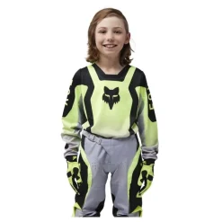 Bluza cross dziecięca FOX JUNIOR 180 LEAN FLUORESCENT YELLOW żółty fluo