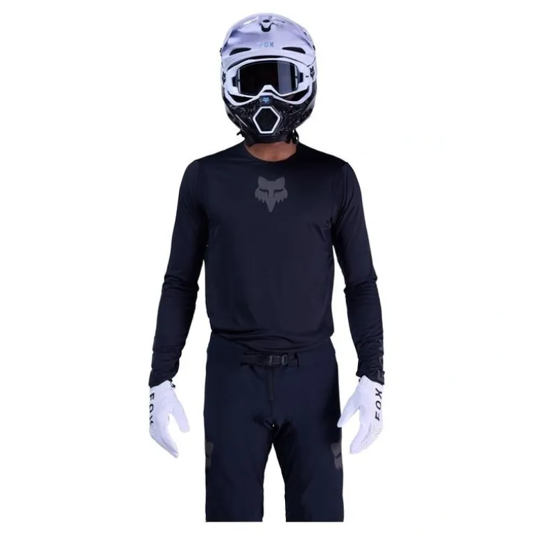 Bluza cross FOX FLEXAIR BLACKOUT BLACK czarny