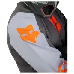 Bluza cross FOX RANGER AIR OFFROAD PEWTER szary pomarańczowy fluo