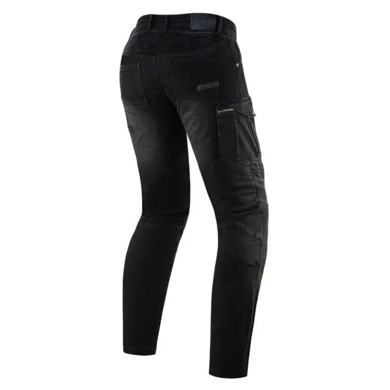 Jeansy motocyklowe REBELHORN VANDAL DENIM BLACK czarny