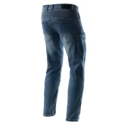 Jeansy motocyklowe REBELHORN VANDAL MONOLAYER WASHED BLUE niebieski
