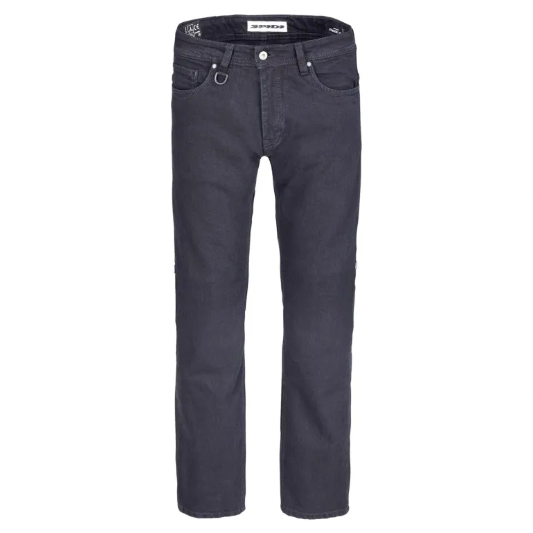 Jeansy motocyklowe SPIDI J-TRACKER SHORT BLACK czarny