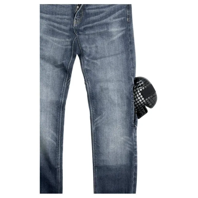Jeansy motocyklowe SPIDI J-TRACKER LONG DARK BLUE granatowy niebieski