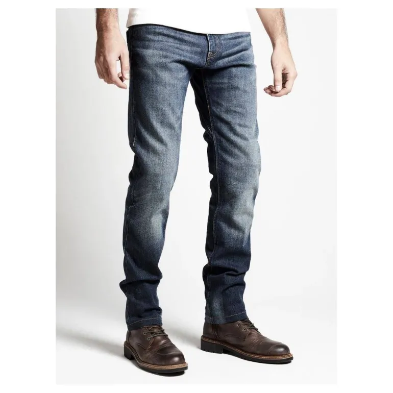 Jeansy motocyklowe SPIDI J-TRACKER LONG DARK BLUE granatowy niebieski