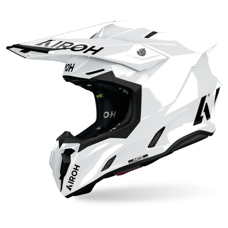 Kask cross AIROH TWIST 3 COLOR WHITE GLOSS biały