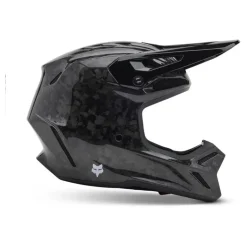 Kask cross FOX V3 RS CARBON SOLID BLACK czarny