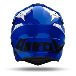 Kask integralny AIROH COMMANDER 2 REVEAL BLUE GLOSS niebieski biały czarny