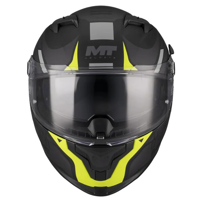 Kask integralny MT BRAKER SV COCKPIT BLACK/YELLOW MATT czarny żółty