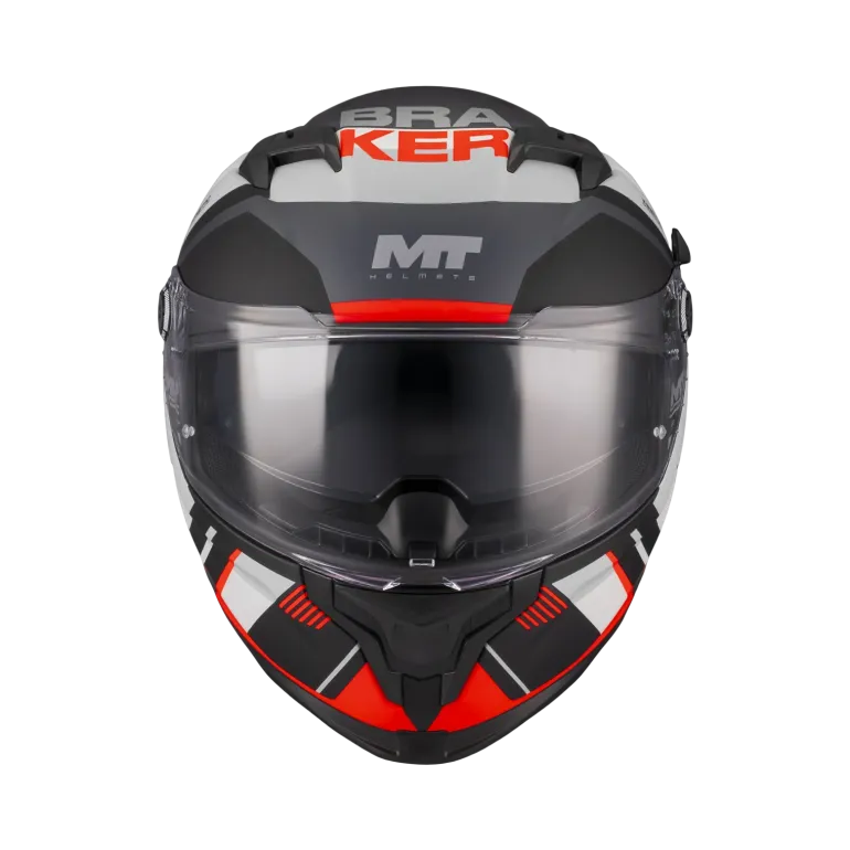 Kask integralny MT BRAKER SV INCEPTION RED/GREY/BLACK czerwony szary czarny