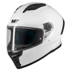 Kask integralny MT STINGER 2 PURE GLOSS PEARL WHITE biały