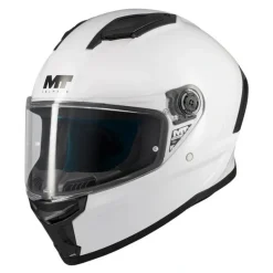 Kask integralny MT STINGER 2 PURE GLOSS PEARL WHITE biały