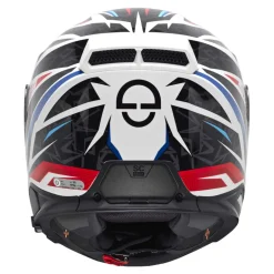 Kask integralny SCHUBERTH S3 ECE THUNDER BLUE biały niebieski czerwony