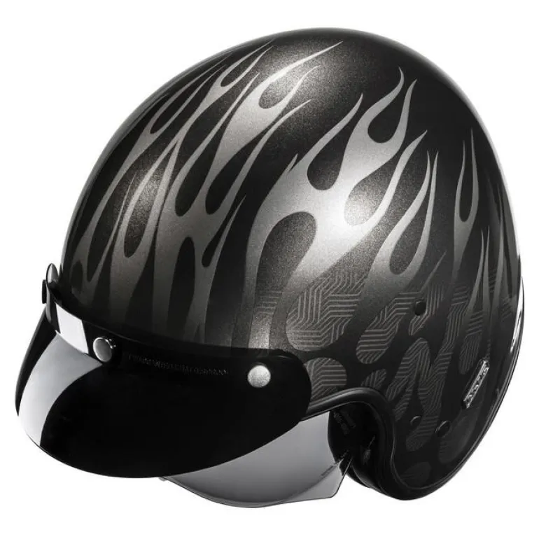 Kask otwarty HJC V31 FIRO BLACK czarny