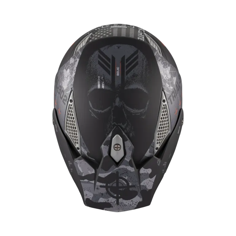Kask otwarty MT STREETFIGHTER SV S BELIC GREY/BLACK czarny szary