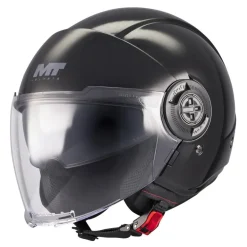 Kask otwarty MT VIALE SV S PURE BLACK czarny