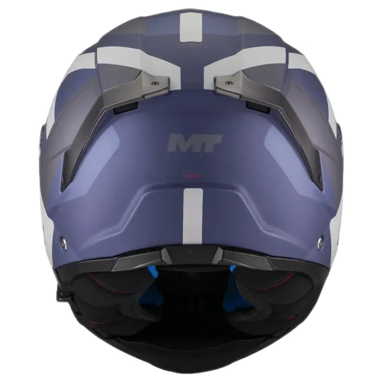 Kask szczękowy MT ATOM 2 SV DEXTER BLUE/SILVER niebieski szary