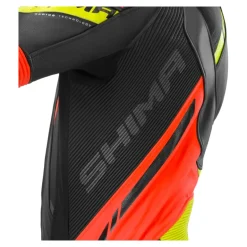 Kombinezon jednoczęściowy SHIMA HYPER RS FLUO czarny czerwony fluo żółty fluo szary