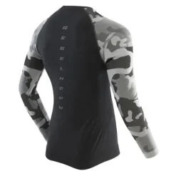 Koszulka termoaktywna REBELHORN FREEZE II CAMO czarny szary