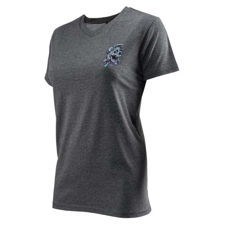 Koszulka T-shirt damski LEATT CORE LADY GRAPHENE grafitowy