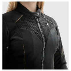Kurtka tekstylna damska REBELHORN JAX LADY BLACK/GOLD czarny złoty
