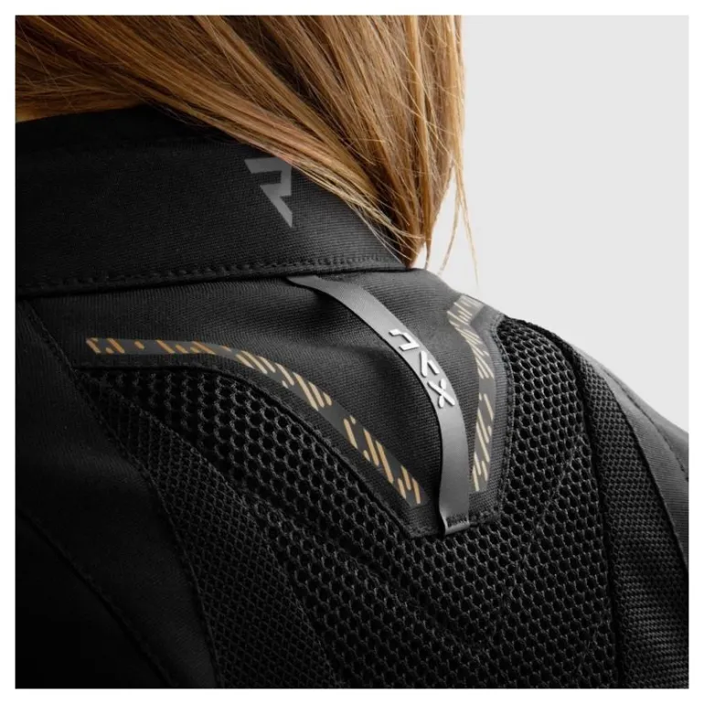 Kurtka tekstylna damska REBELHORN JAX LADY BLACK/GOLD czarny złoty