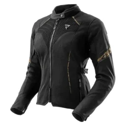 Kurtka tekstylna damska REBELHORN JAX LADY BLACK/GOLD czarny złoty