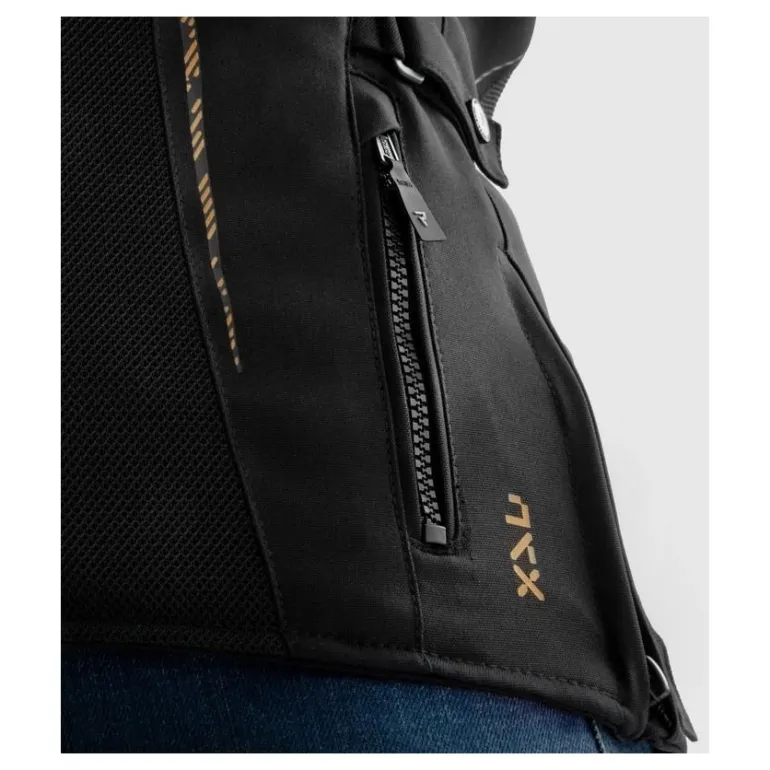 Kurtka tekstylna damska REBELHORN JAX LADY BLACK/GOLD czarny złoty