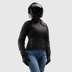 Kurtka tekstylna damska REBELHORN SWIFT LADY BLACK czarny