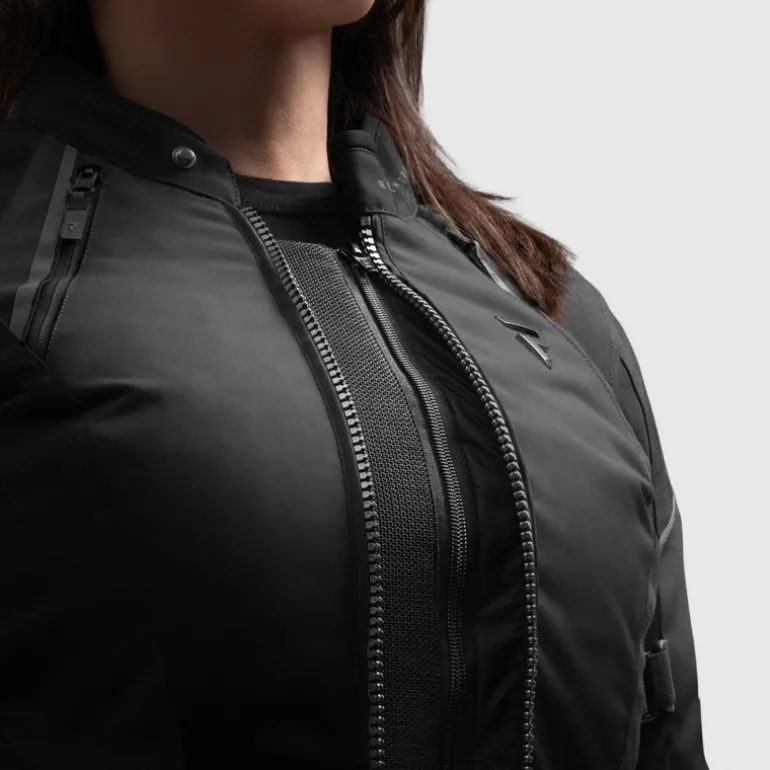 Kurtka tekstylna damska REBELHORN SWIFT LADY BLACK czarny