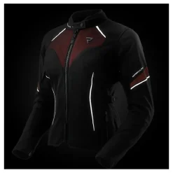 Kurtka tekstylna damska REBELHORN JAX LADY BLACK/RED czarny czerwony