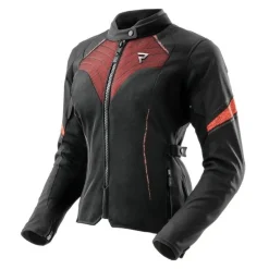 Kurtka tekstylna damska REBELHORN JAX LADY BLACK/RED czarny czerwony