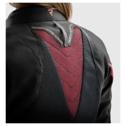 Kurtka tekstylna damska REBELHORN JAX LADY BLACK/RED czarny czerwony