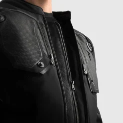 Kurtka tekstylna REBELHORN BORG II BLACK czarny