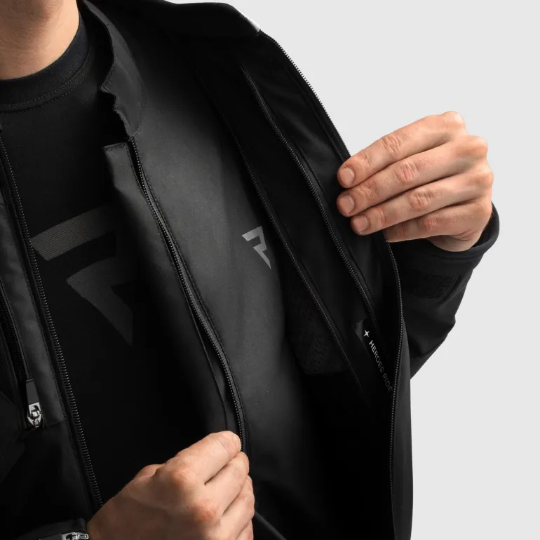 Kurtka tekstylna REBELHORN BORG II BLACK czarny