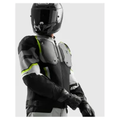 Kurtka tekstylna REBELHORN BORG II BLACK/GREY/FLUO YELLOW czarny szary żółty fluo