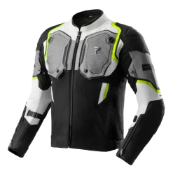 Kurtka tekstylna REBELHORN BORG II BLACK/GREY/FLUO YELLOW czarny szary żółty fluo