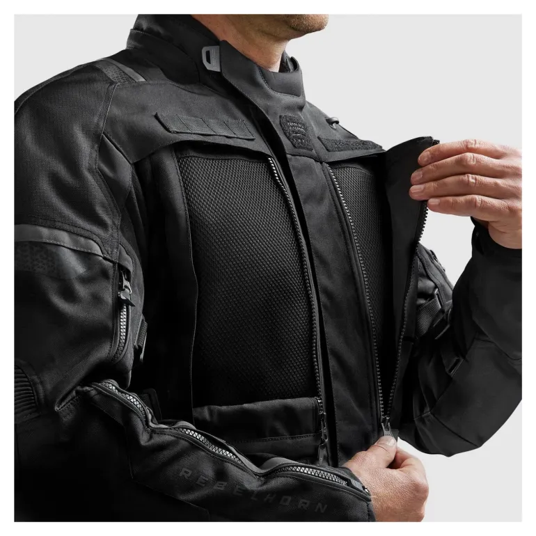 Kurtka tekstylna REBELHORN CUBBY V BLACK czarny