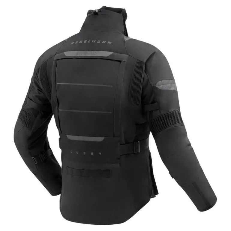 Kurtka tekstylna REBELHORN CUBBY V BLACK czarny