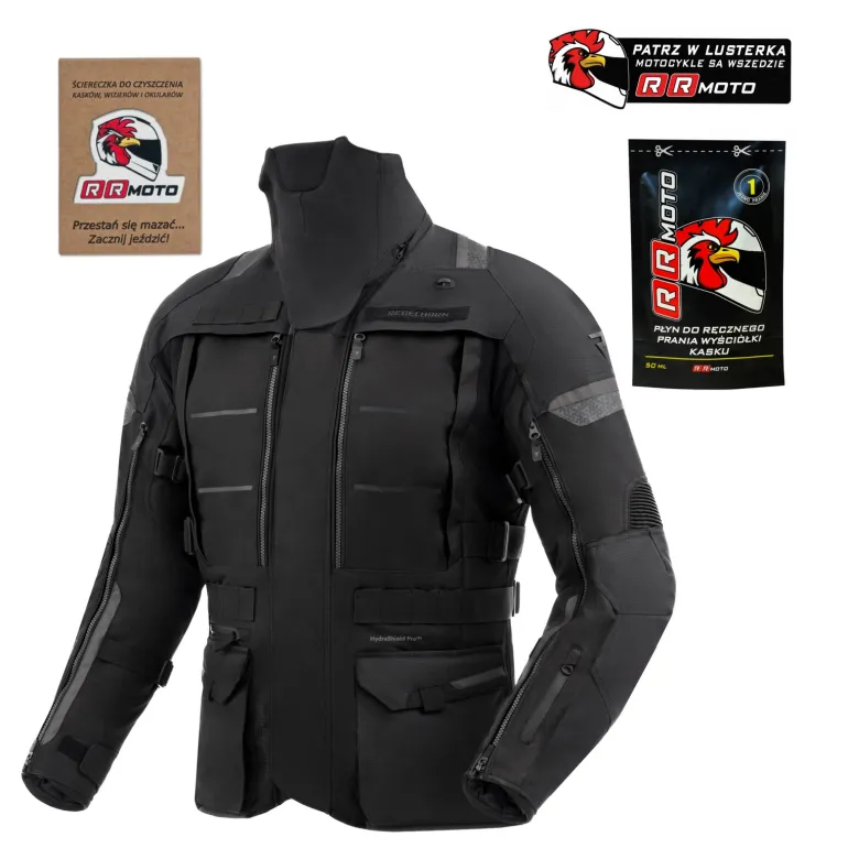 Kurtka tekstylna REBELHORN CUBBY V BLACK czarny