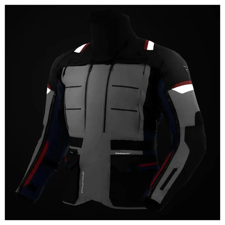 Kurtka tekstylna REBELHORN CUBBY V BLUE/GREY/RED niebieski szary czerwony czarny
