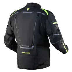 Kurtka tekstylna REBELHORN CUBBY IV BLACK/FLO YELLOW czarny żółty fluo