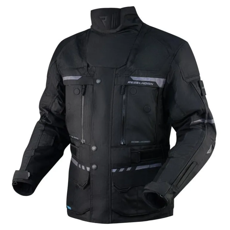 Kurtka tekstylna REBELHORN CUBBY IV BLACK czarny