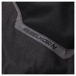 Kurtka tekstylna REBELHORN FLUX BLACK/FLO YELLOW czarny żółty fluo