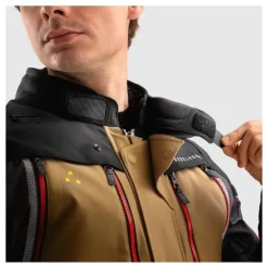 Kurtka tekstylna REBELHORN HARDY 3.0 DESERT/GREY/RED brązowy szary czerwony