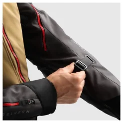 Kurtka tekstylna REBELHORN HARDY 3.0 DESERT/GREY/RED brązowy szary czerwony