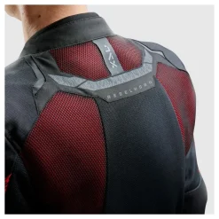 Kurtka tekstylna REBELHORN JAX BLACK/RED czarny czerwony