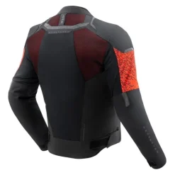 Kurtka tekstylna REBELHORN JAX BLACK/RED czarny czerwony