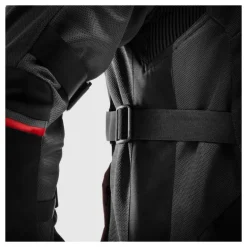 Kurtka tekstylna REBELHORN SCANDAL 3 DARK GREY/BLACK/RED szary czarny czerwony