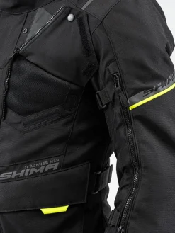Kurtka tekstylna SHIMA RUNNER FLUO czarny żółty fluo